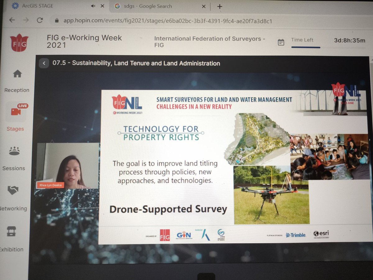 Danny_Antonio72's tweet photo. @ako_si_rhealyn presenting the drone-supported mapping technology for land tenure security at the @FIG_NEWS @fig_young Working Week @gltnstdm https://t.co/spKMcUiRUz