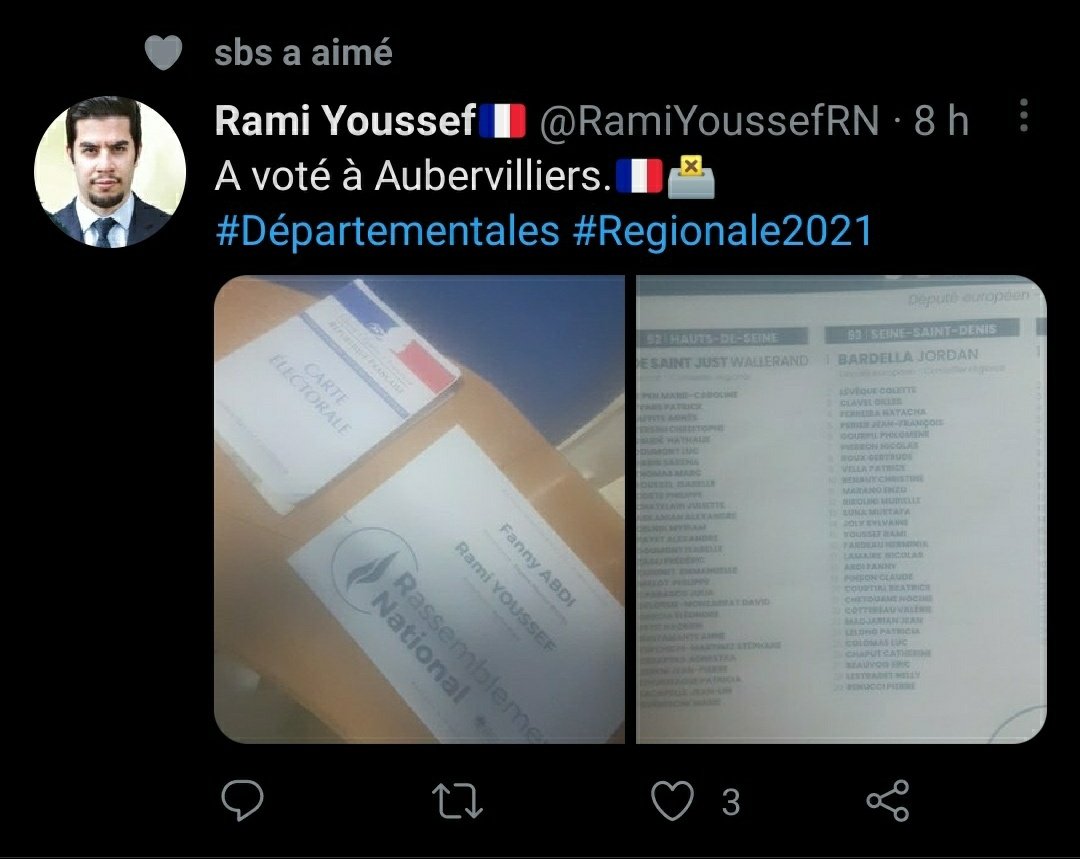 Mohand_A_A's tweet photo. Ah bah voilà !
Il y a quelques jours, @sbsalome se plaignait d'être bloqué par Hidalgo.
Je crois que mon com' et la contradiction lui déplaît fortement 😂
Bon courage pour ta campagne pour le RN / FN et bon vent ! 🌬️
#comptefake https://t.co/pFBFLe7nCF