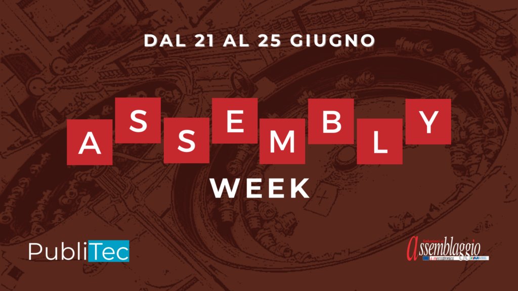 LAST CALL - EVENTO LIVE
Domani 23 giugno ore 14.30 seguici all #assemblyweek. Saremo LIVE per conoscerci e parlare dei processi che siamo in grado di automatizzare.
Per partecipare potete registrarvi al seguente link: my.demio.com/ref/fA3HpaE2zS…
#automazione #tmpengineering #aidam