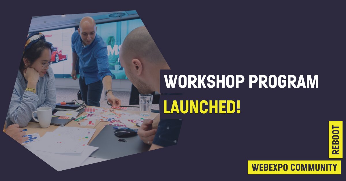 A lecture can change your career, but to improve your work on a daily basis, it’s necessary to learn by practice and with the right supervision. I’m very happy to announce the full-day Premium workshops of this year’s #WebExpo - webexpo.net/prague2021/wor… 

#webexpo2021 #conference