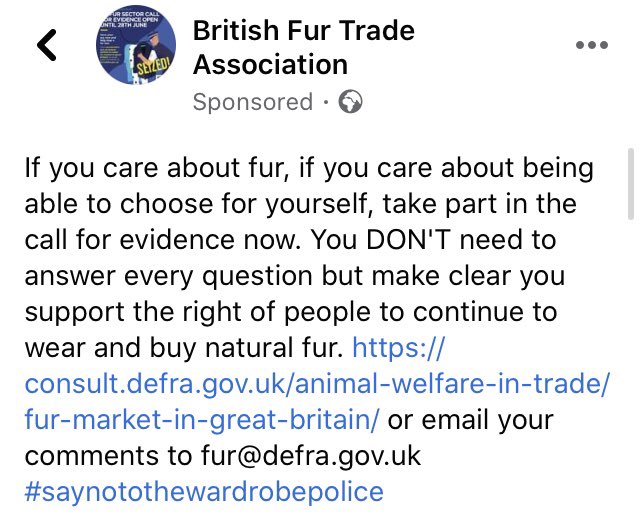 power_veggie's tweet photo. The British Fur Association wants people to email DEFRA to support them &amp; oppose the ban on importing fur. If, you strongly SUPPORT the ban on fur imports, please email DEFRA &amp; make sure they know your opinion on the vile fur trade. This has to be done by 28 June to be counted. https://t.co/1w2yFpyUfB