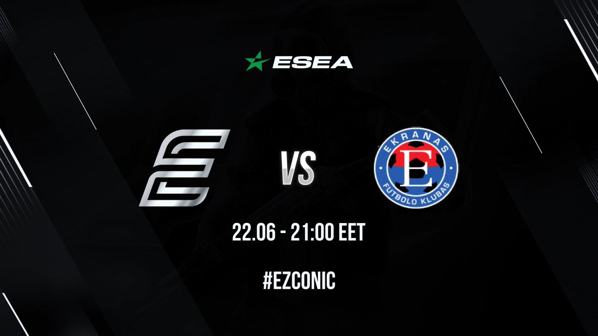econicesports's tweet photo. [#CSGO]

The last game of the Season and it´s a must-win game!🔥 

Tonight we will be playing vs #FKEKRANAS on Ancient!😎 GLHF!

Unfortunately there is not stream tonight!

You can follow the game here:
https://t.co/d8rxETCIax

🕘 21:00 EET

#ezconic #esportsfi #csgofi #esea https://t.co/dGo3ZueUxu