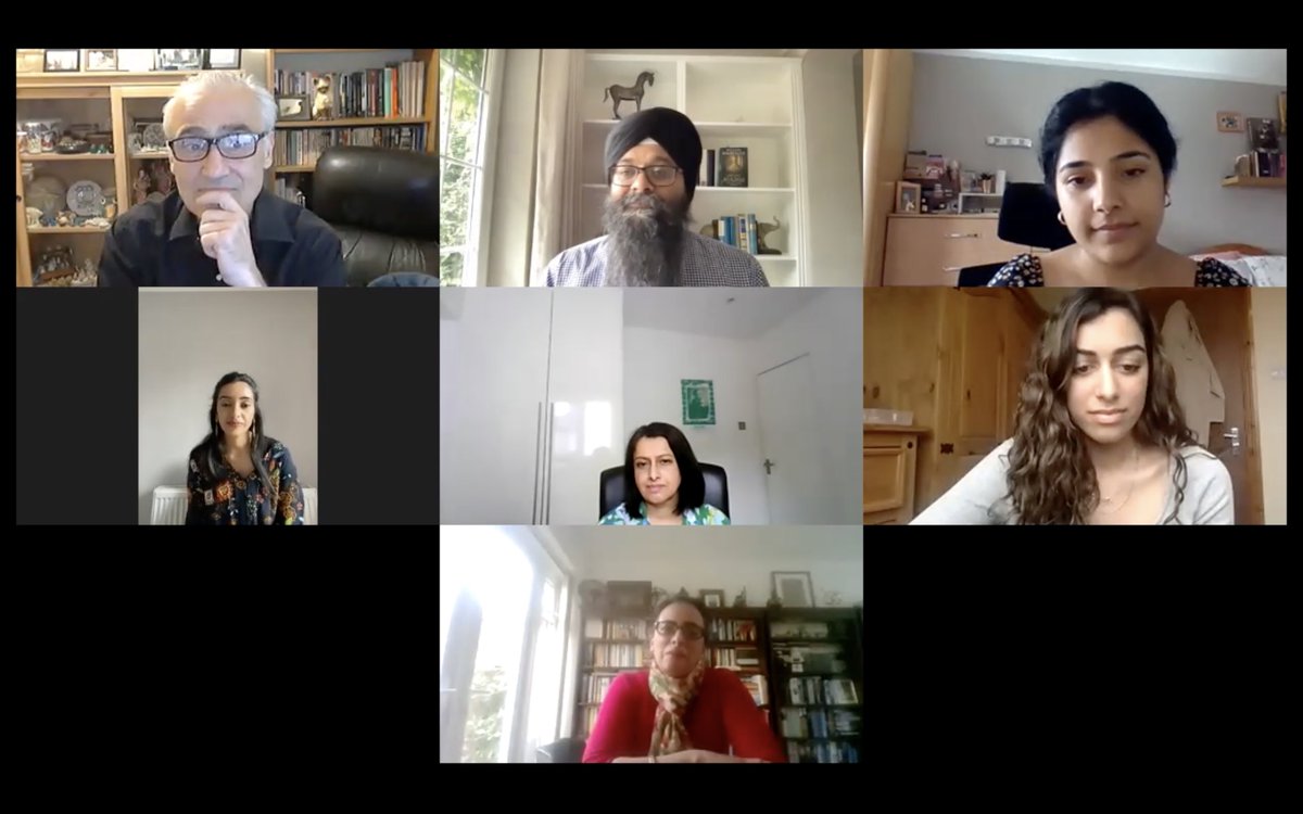 Amandeep Madra (@amanmadra) on Twitter photo The <a href="/UKPHA/">UK Punjab Heritage Association</a> Bookclub is done for this year! (we’re coming back for <a href="/SAHM_UK/">South Asian Heritage Month</a>)
A huge thanks to the volunteer team who made it all happen and who took a richly deserved virtual bow yesterday
Thank you <a href="/JhuttiJay/">Professor Jagbir Jhutti-Johal OBE</a> <a href="/Shamby7/">Shamneet Shergill</a> <a href="/jasminerai/">Jasmine Rai</a> <a href="/JasminAthwal/">Jasmin</a> <a href="/SarbKaurM/">Sarb M/c0smicbubble</a> & MIA Gurmaher Kooner The <a href="/UKPHA/">UK Punjab Heritage Association</a> Bookclub is done for this year! (we’re coming back for <a href="/SAHM_UK/">South Asian Heritage Month</a>)
A huge thanks to the volunteer team who made it all happen and who took a richly deserved virtual bow yesterday
Thank you <a href="/JhuttiJay/">Professor Jagbir Jhutti-Johal OBE</a> <a href="/Shamby7/">Shamneet Shergill</a> <a href="/jasminerai/">Jasmine Rai</a> <a href="/JasminAthwal/">Jasmin</a> <a href="/SarbKaurM/">Sarb M/c0smicbubble</a> & MIA Gurmaher Kooner