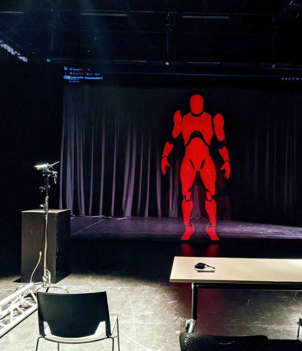 RealShanePike's tweet photo. The holograms have entered the building. "Alex" a world first augmented reality experience opens this week #holograms #theatre #augmentedreality #researchers @QUTdesign @QUT https://t.co/fmGCJpkZs5