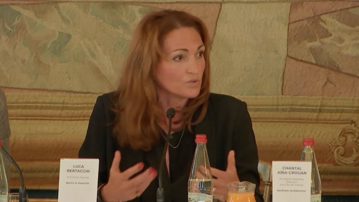 businessimmo's tweet image. « La #mixité verticale est intéressante pour libérer le sol. La ville est déjà construite, il faut l'améliorer, la restructurer, la renouveler. Les toits de #Paris par exemple sont un véritable "territoire", une nouvelle dimension d'échanges. » poursuit Chantal Aïra-Crouan