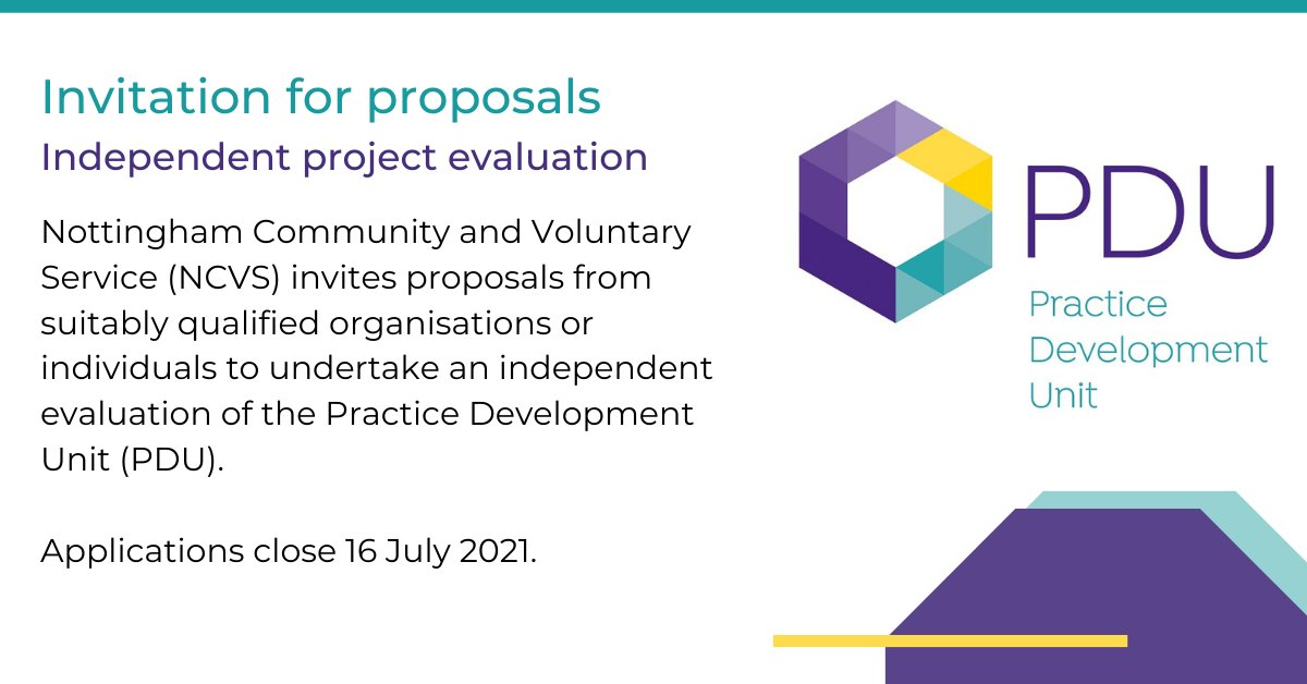 📌 #PDUNottingham <a href="/NottinghamCVS/">Nottingham CVS</a> are seeking an independent evaluator to measure the impacts of their work on the local workforce supporting people facing #MultipleDisadvantage in #Nottingham &amp; #Nottinghamshire. 

⏰ Applications close Friday 16 July: bit.ly/3wtFAn3