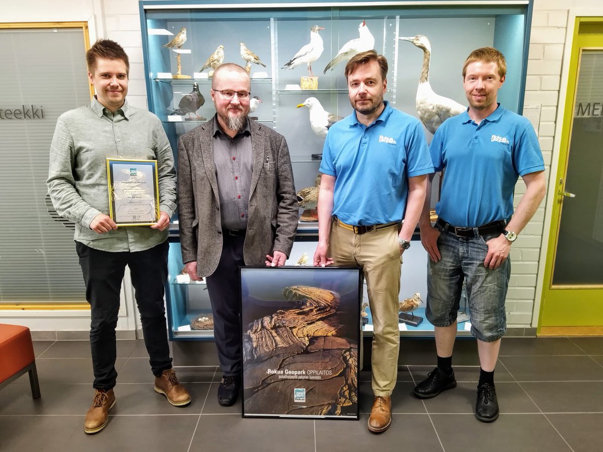 Muhoksen yläkoulu hyväksyttiin Geopark oppilaitokseksi joita on nyt Oulujokivarren kunnissa kahdeksan. Oppilaitoksille myönnettävä status ilmentää koulujen arvomaailmaa ja tavoitteita jonka keskiössä on oppilaiden kotiseututuntemuksen ja paikallisylpeyden vahvistaminen. #muhos