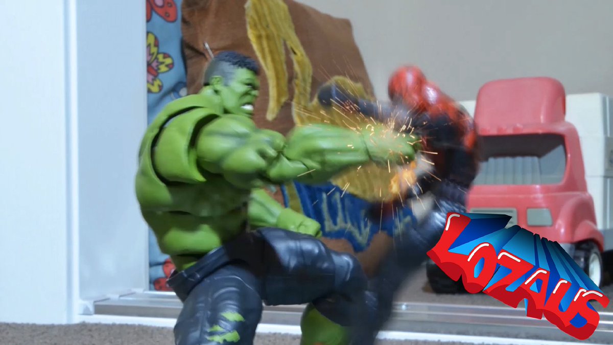 lozaus1's tweet photo. Now Showing…
Superior Spiderman vs Wolverine &amp; Hulk Stop Motion
#spiderman #hulk #wolverine #marvel #lozaus1 #stopmotion #animation #stopmotionanimation #youtuber #youtube #evelknievel https://t.co/0ssLfSKQpl