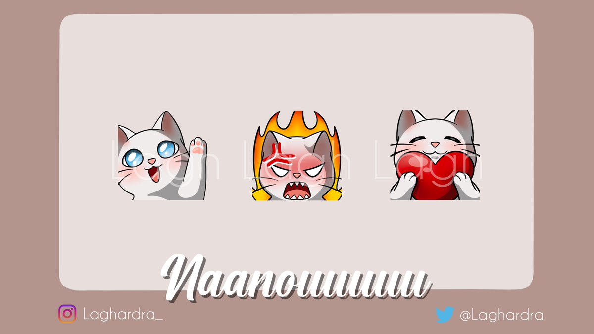 Laghardra's tweet photo. Nouvelles emotes pour @Nanouuu72 ! Regardez moi ces patounes 🤌

Merci pour ta confiance Nanou et à très vite ! 

#Twitch #TwitchStreamers #EmoteArtist #CatLovers https://t.co/51n4nRTHGH