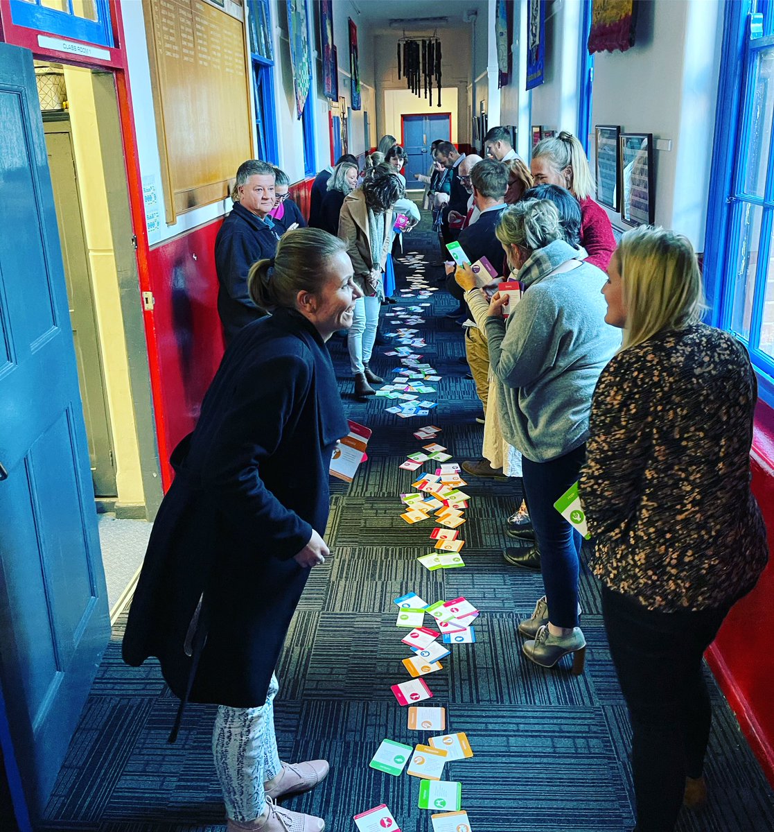 DFalecki's tweet photo. The wellbeing of teachers is supported when they are given opportunities to form High Quality Connections. Strengths based feedback is a great place to start. Thanks Newcastle High for a fun afternoon
#teacherwellbeing #qualityconversations #characterstrengths #qualityfeedback https://t.co/4iC9udRZiH
