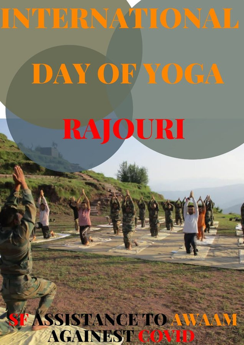 hidemylock's tweet photo. #IndianArmy #Celebrate #InternationalYogaDay2021   and #aims to raise #awareness  around the world regarding benefits of #practicing this art #rajouri #JK #jammu #India #WorldMusicDay #tuesdaymotivations #tuesdayvibe #COVID19 #COVIDVaccination #vaccine #vaccinated #icaiexams https://t.co/D9wAV73Gzx