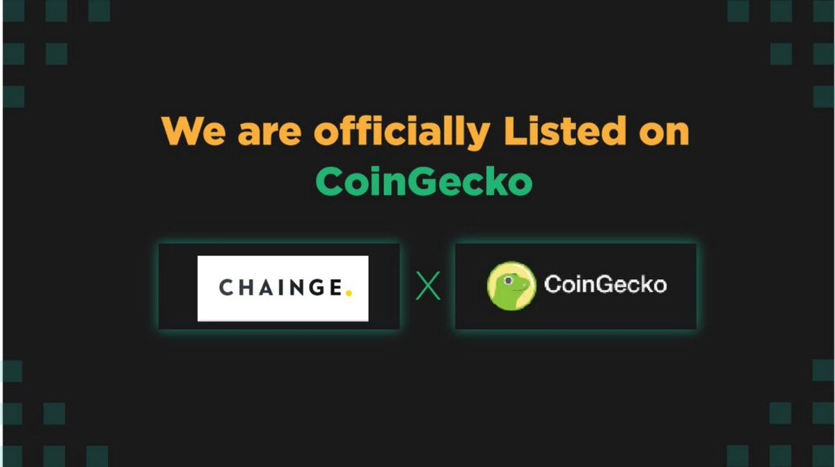 Chainge Finance ( CHNG ) is Now Listed on Coingecko, World's Best Crypto Tracking Website.

CoinGecko : coingecko.com/en/coins/chain…