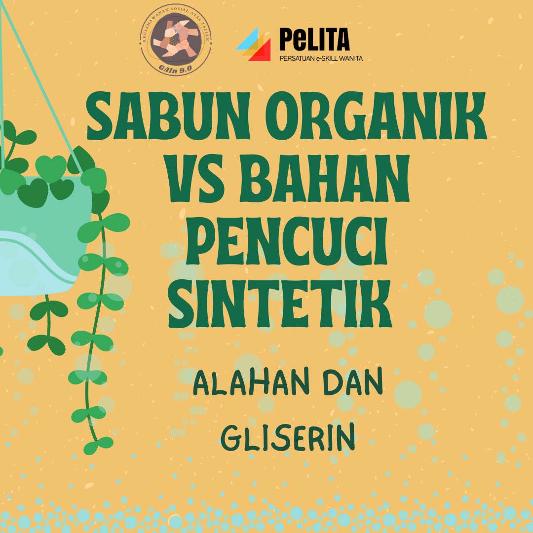 0_gain's tweet photo. Kulit sensitif? Sabun organik dan bahan pencuci sintetik, yang mana satu lebih sesuai dengan kulit anda?
Sabun organik vs bahan pencuci sintetik #3

#GAIN9.0 #Riciclare #LearnmoreGainmore #Recycling #Usedcookingoil https://t.co/RgUSWO75sm
