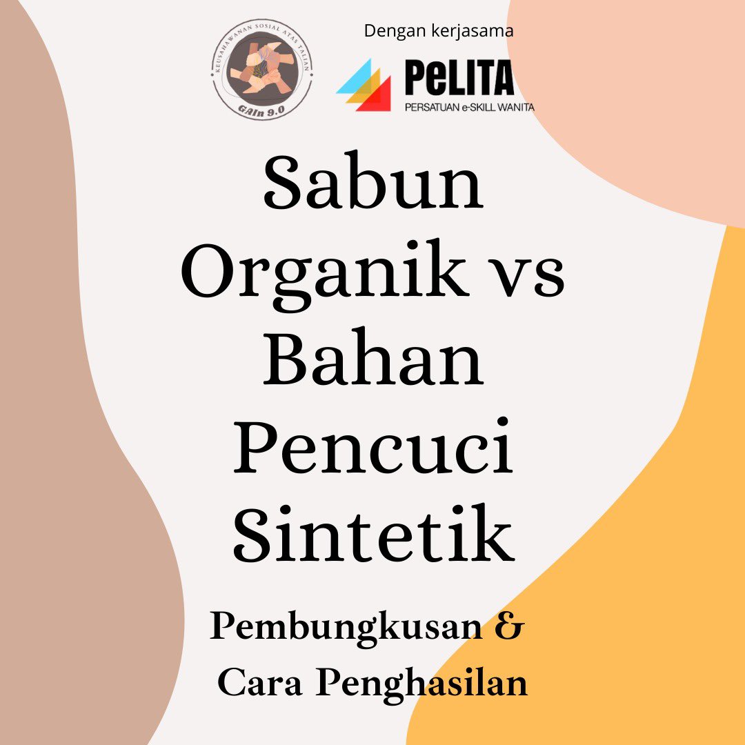 0_gain's tweet photo. Sabun organik vs bahan pencuci sintetik #4
Marilah kita lihat bagaimanakah sabun organik dan bahan pencuci sintetik dihasilkan!

#GAIN9.0 #Riciclare #LearnmoreGainmore #Recycling #Usedcookingoil https://t.co/rf2uanUttN