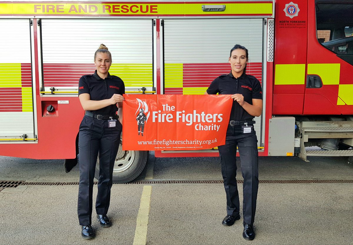 At 11am today WT Trainee Firefighters Robyn and Kayleigh will be on <a href="/BBCYork/">BBC York</a> speaking about this Sunday's Charity Ladder Climb Challenge where 15 trainees will be climbing the height of Everest TWICE!

All funds raised will go to The Fire Fighter Charity justgiving.com/fundraising/la…