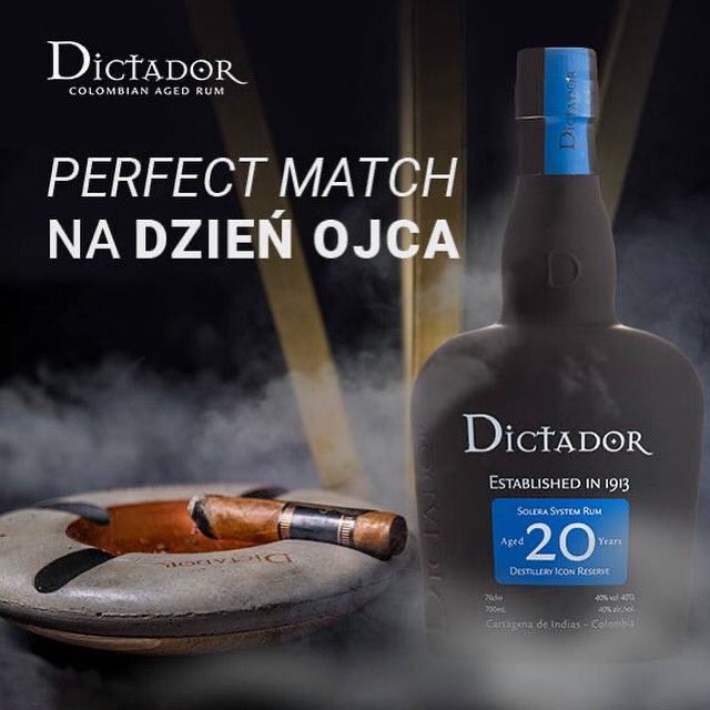 Rum i cygaro, zacny duet, zwłaszcza gdy cygaro dostajesz w prezencie 🥃 

sklep-domwhisky.pl/pol_m_Dictador…

#dzieńojca #dictadorrum #domwhiskyonline #domwhiskyreda #wejherowska67 #maszwybór #luxuryspiritsshop #rum #dictador #colombianrum #zawszetrafionyprezent #ponad9000butelek #rumlover