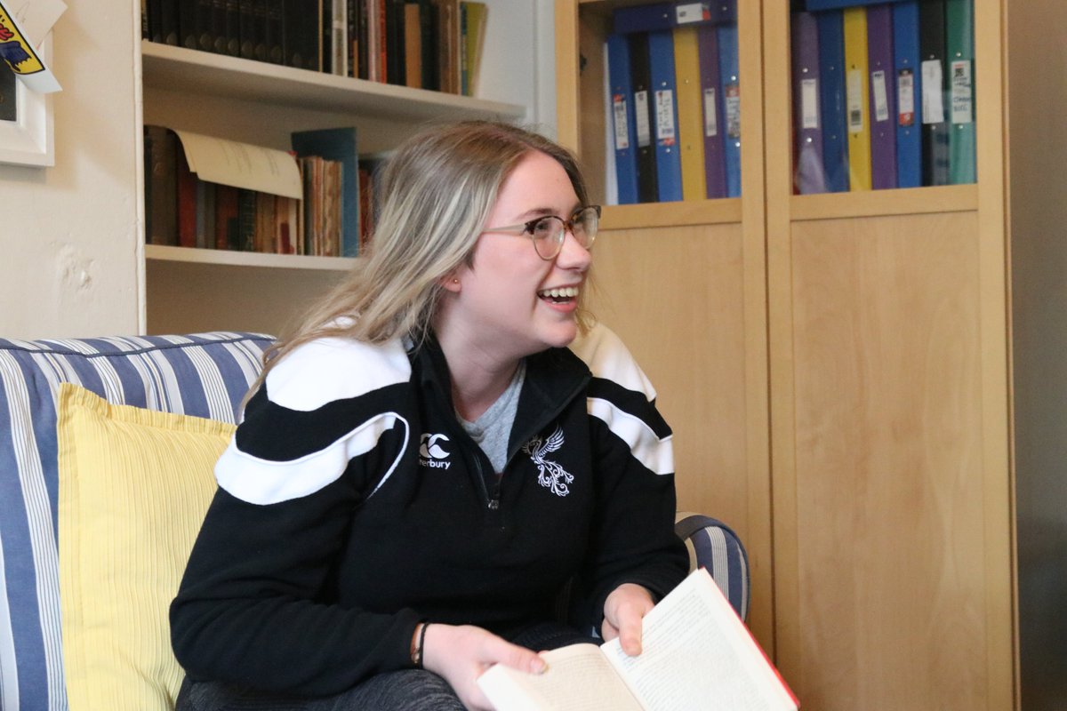 StPetersYork's tweet photo. We have asked our boarders to share their favourite things to do in their free time. Ellie in the Upper Sixth likes to read 📚🪱😊 https://t.co/RrO8YpM8Qe
#boardingweek #iloveboarding #nationalboardingweek #Wellbeing https://t.co/T9ScOUOLCK