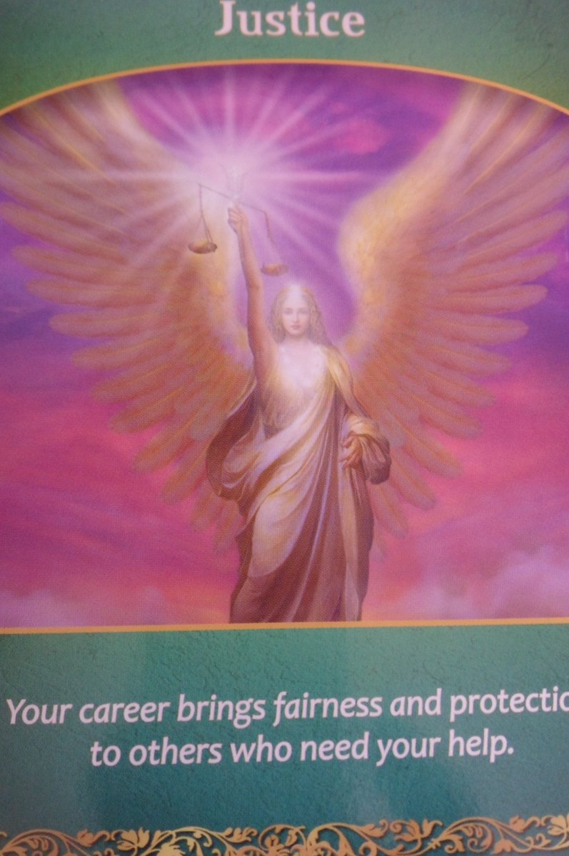 PJRoscoeauthor's tweet photo. https://t.co/NUmxq0Bgye
Healing Card of the Week
Justice
LIVE YOUR LIFE - that is justice. See and truly feel the deep awakening and connections happening now. THAT is justice. Enjoy life, truly live it and be free :)
#Healingwithangels #Angelmessages #Angelcards #Lovelife #Live https://t.co/yxTQHVaekZ