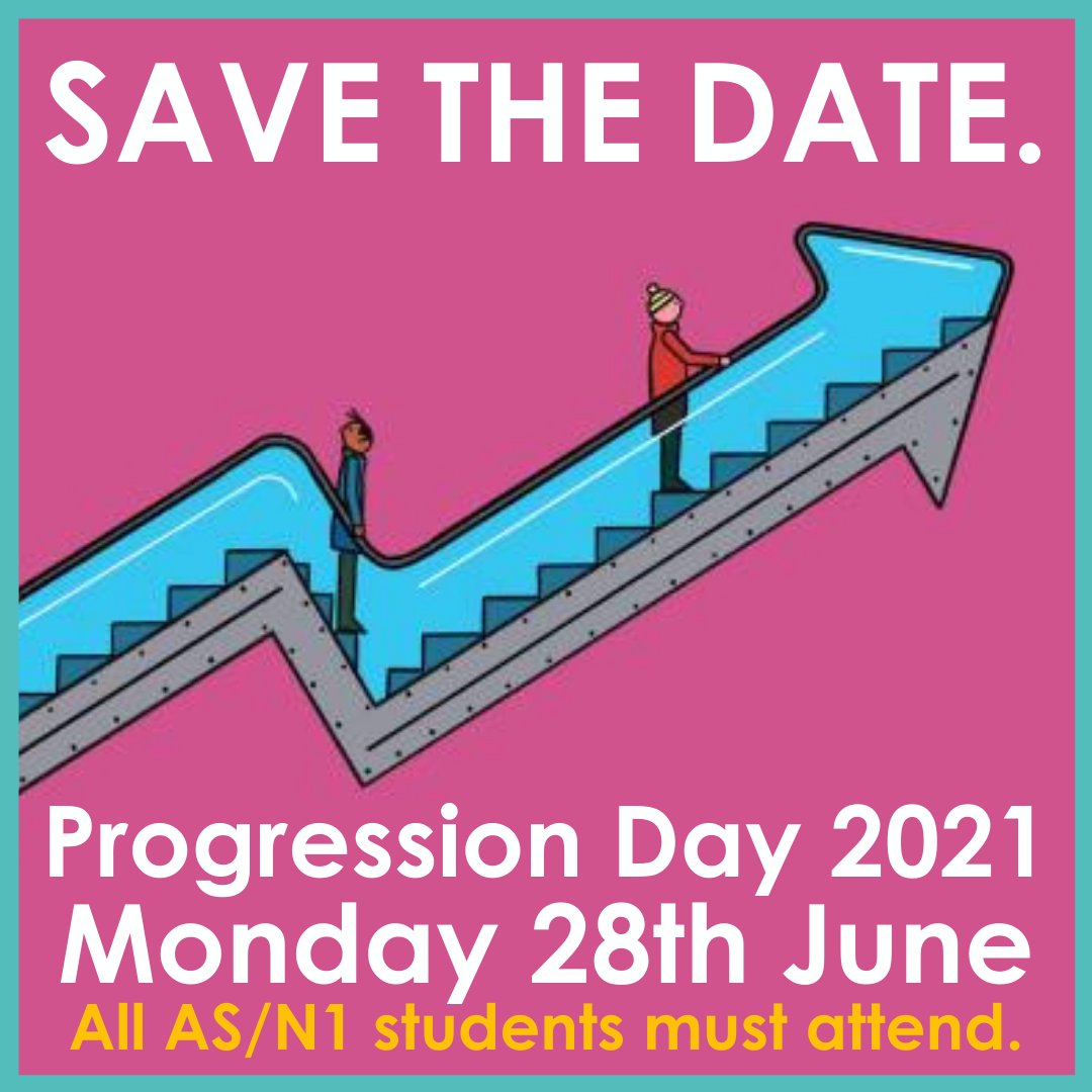 JCSFCollege's tweet photo. SAVE THE DATE! Our Progression Day for all AS Level and 1st year Level 3 BTEC (N1) students is taking place on Monday 28th June. An exciting programme to support students to develop their knowledge of different careers. #futures #careerchoices #finaldayofterm #JCSFC https://t.co/OxOng3osyT