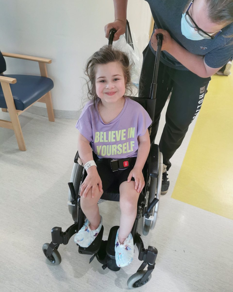 HarperHelpers's tweet photo. You would not believe that this little girl had SPINAL SURGERY just THREE DAYS ago 💚

First time back in her wheelchair for 30 minutes yesterday afternoon (excuse the crazy bed hair!)

#cerebralpalsy #sdrchangeslives @AlderHey https://t.co/1jCxUEtTk2