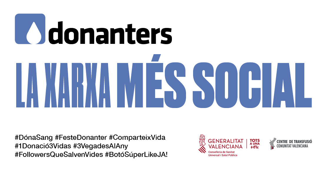GVAdonasang's tweet photo. Dona sang a #Elx
📆Dimarts #22Juny
📌Centre Social Salvador Allende
[C/ Espronceda, 98]
🕐17:00-20:30
Si tens entre 18 i 65 anys i peses més de 50 kg, agafa el teu DNI i uneix-te a #Donanters. 
“Dona sang perquè el món continue bategant”❤️ https://t.co/F14BHEa4mD