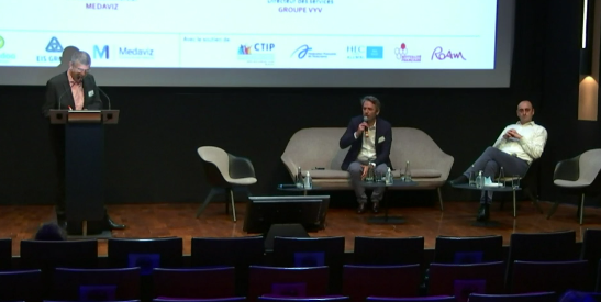 EvenementsARGUS's tweet photo. #ArgusSantéPrev 📣- Place à l'interview croisée entre @DulacMathieu - @Medaviz_ et @FHeyries - @Groupe_VYV : La #téléconsultation est-elle un service santé d'avenir ? https://t.co/UkxDmYEPCm