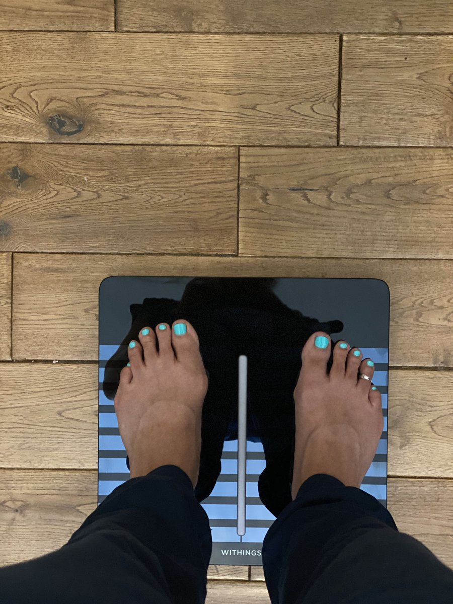 HelloFittyLDN's tweet image. The @WithingsEN Cardio scales are hands down the best I’ve tried. It’s less about weight and more about water %, bone mass and more.