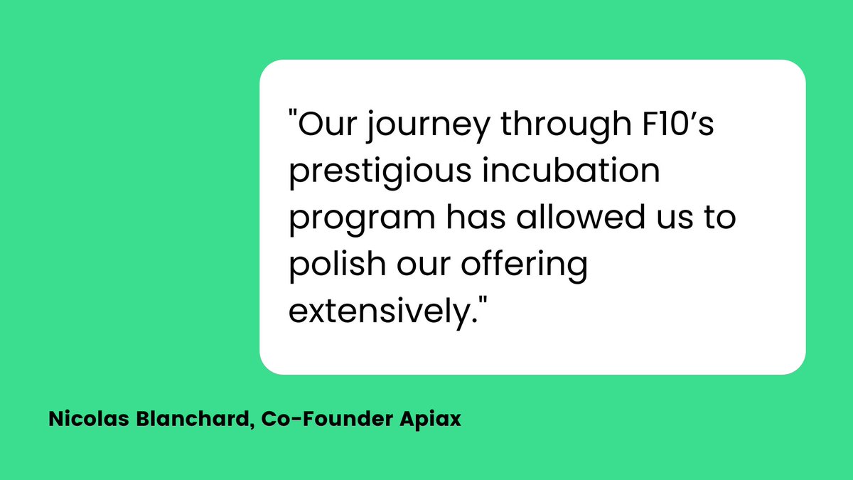 tenity_global's tweet photo. 🎓🚀 In the past year, F10 alumni @ApiaxCOM doubled their workforce, successfully raised a funding round and expanded into new markets. We talked to Nicolas Blanchard, co-founder, about their story.
https://t.co/vXeIQch4PD

#fintech #regtech #f10alumni  #compliance #regulation https://t.co/Xlc6PgHD9B