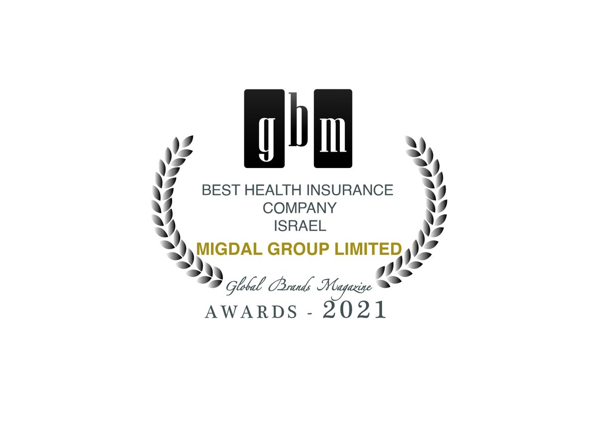 GlobalBrandsMag's tweet photo. Migdal Group Limited has won the "Best Health Insurance Company" at the Global Brand Awards 2021 by Global Brands Magazine.
#Migdal #awards2021 #insuranceawards #globalbrands #globalbrandsmagazine #healthinsurance https://t.co/vetOJLs6li