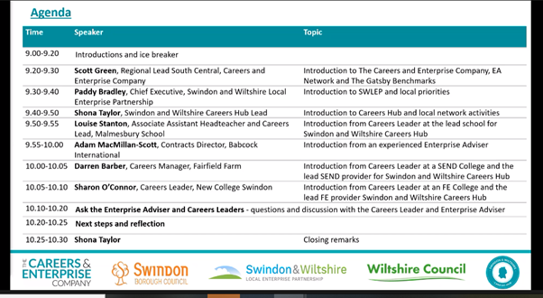 So excited to be presenting an Introduction to Swindon and Wiltshire Careers Hub. We look forward to working with you all. #Careershub @swlep @SwindonCouncil @wiltscouncil