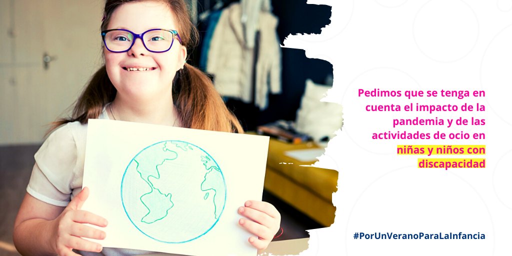 #PorUnVeranoParaLaInfancia Pedimos que se tenga en cuenta específicamente el impacto de la pandemia y de las actividades de ocio y tiempo libre en niños y niñas con discapacidad plataformadeinfancia.org/por-un-verano-…  #yosoyscyl #scoutscyl #scoutsmsc #castillayleon.