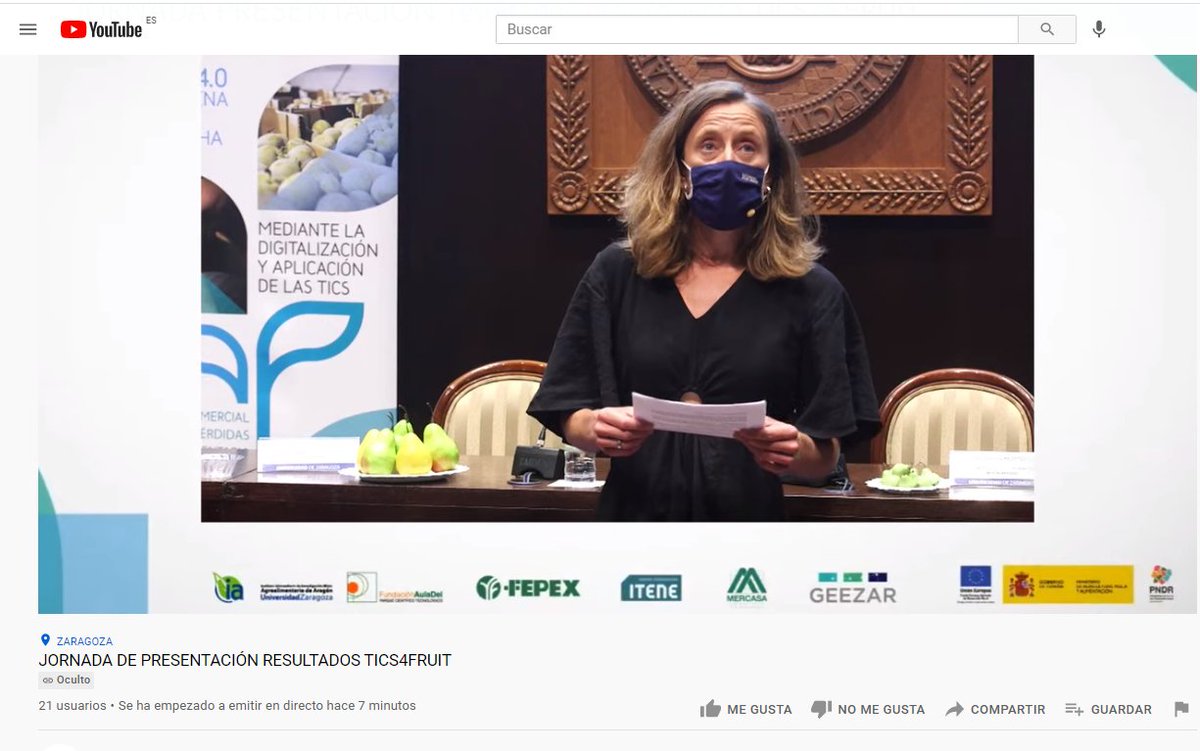 <a href="/LuciaSorianoM/">Lucía Soriano</a>, directora gerente del CITA, participa en la jornada de presentación de resultados del proyecto <a href="/tics4fruit/">TICS4FRUIT</a> 
#postcosecha #ticsTICs #frutas 
@ia2 <a href="/unizar/">Universidad Zaragoza</a> @PCTAD
