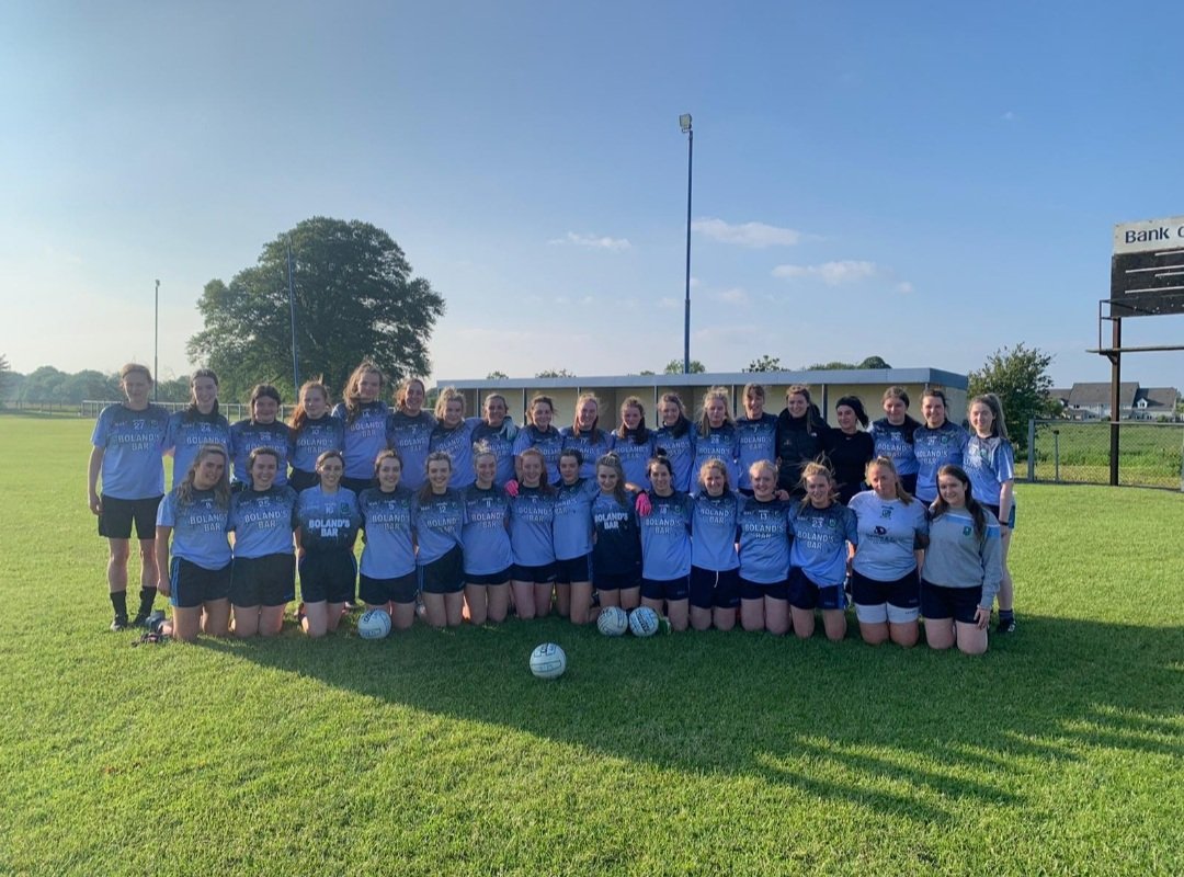 gaelspro's tweet photo. Our Junior Ladies making history last night vs Four Roads as the first time we have fielded two adult ladies teams 💙💪 
Not the result we would hope for but great to see all the same and onwards and upwards! 
Roscommon LGFA Four Roads GAA #RoscommonLGFA #SeriousSupport https://t.co/LzODUjQgh5