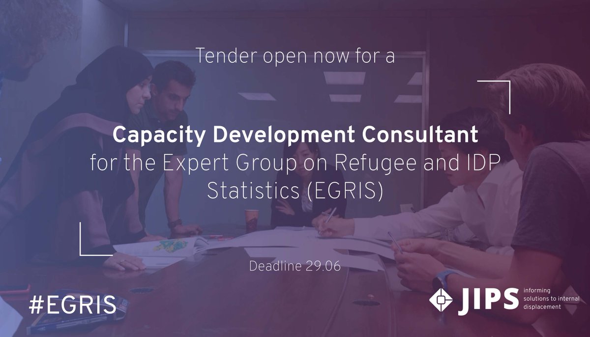 JIPS_profiling's tweet photo. ❕Consultancy opportunity❕
🗺 Map #CapacityDevelopment initiatives/partnerships that can accelerate &amp; amplify the implementation of rec.s on #RefugeeStatistics and #IDP statistics 
⧟ Develop #EGRIS 2021-24 CD roadmap

✨Deadline 29.06 👉 https://t.co/JpKwILxDnA
Apply/ Share! https://t.co/QUSxBYMLpj