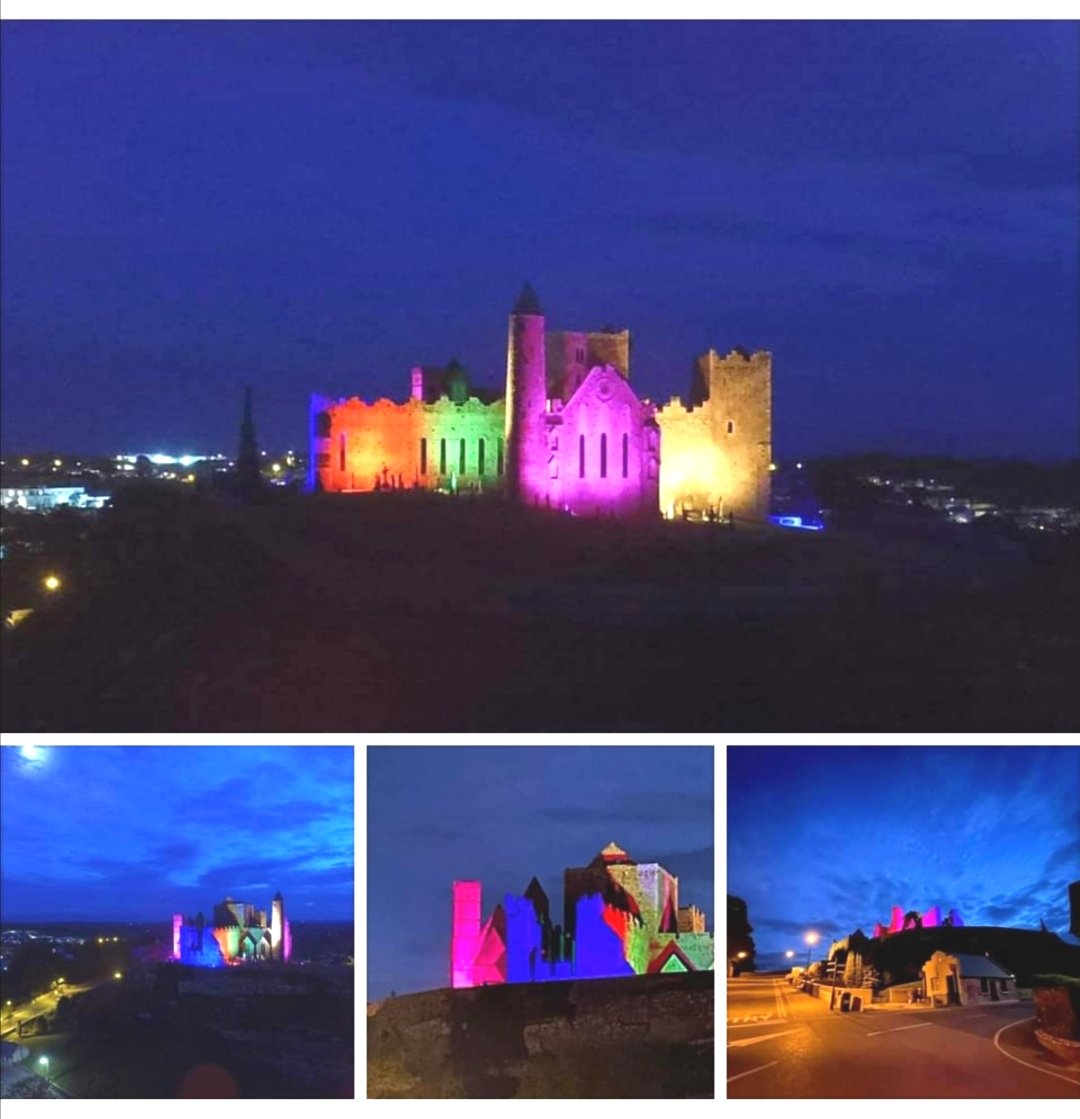 The Rock of Cashel in Pride colours 🏳️‍🌈
Happy Pride month from everyone here at Thurles Tourist Office!
#pride #Tipperary #cashel #tourism #ireland
