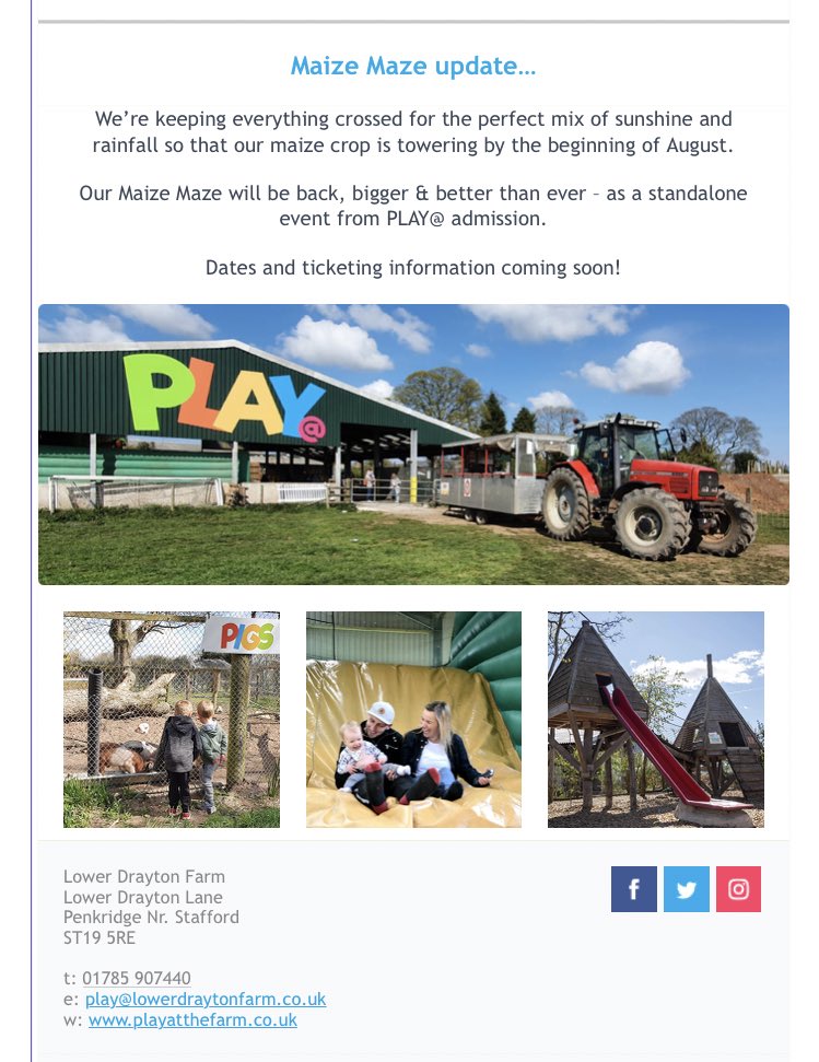 rich_bower's tweet photo. Our brilliant team are releasing our summer pass 🎫 and camping 🏕 tickets, exclusive to our mailing list this morning. Along with lots more fun to be had on the farm this Summer ☀️ 
https://t.co/XZpYkJUYJ3 
#FamilyFarm
#GatewaytoAdventure https://t.co/BEzjsO8yzD