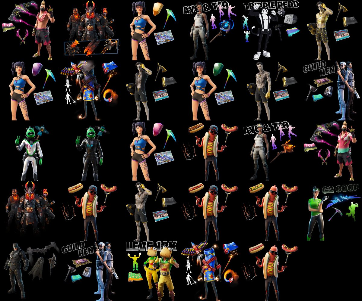 WaveeFist's tweet photo. ¡Todos los paquetes filtrados!
#Fortnite #FortniteSeason7 #FortniteInvasion #fortniteleaks #fortnitenews https://t.co/LaSivpEgsy