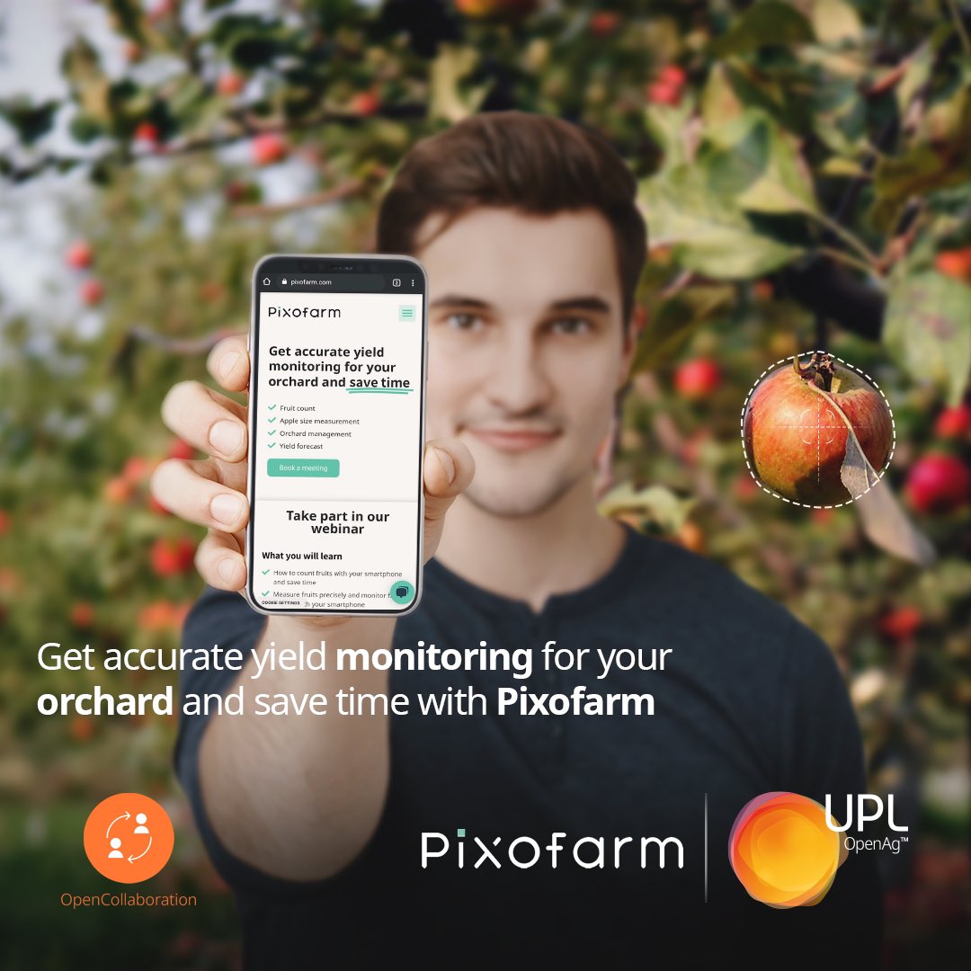 UPLLtd's tweet photo. We collaborated with @Pixofarmapp to launch a smartphone application that helps apple growers optimize their operations and management.
Read More - https://t.co/ylmryRWtpC
#OpenAg #OpenInnovation #UPLForFarmers #OpenCollaboration https://t.co/eYWBaqlwro