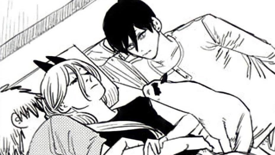 ใกล้จะได้เห็นสามหน่อ csm ลายเส้นอนิเมะแล้ว ㅠㅡㅠ แก๊งทรีโอ้ เดนจิ พาวเวอร์สองตัวป่วนของพี่อาคิ ตีกันบ่อยพี่อาคิกุมขมับแต่อยู่ด้วยกันแล้วอบอุ่นไม่ไหว