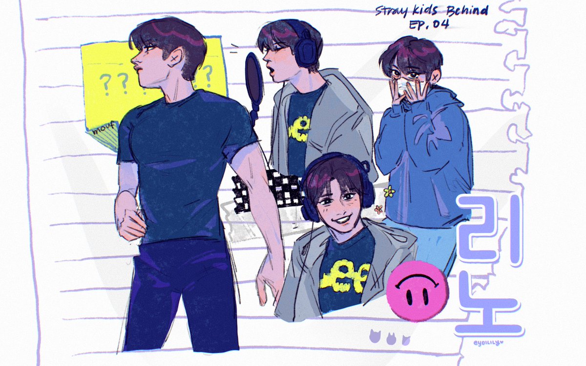 eydilily's tweet image. meeno meeno #리노 #straykidsfanart