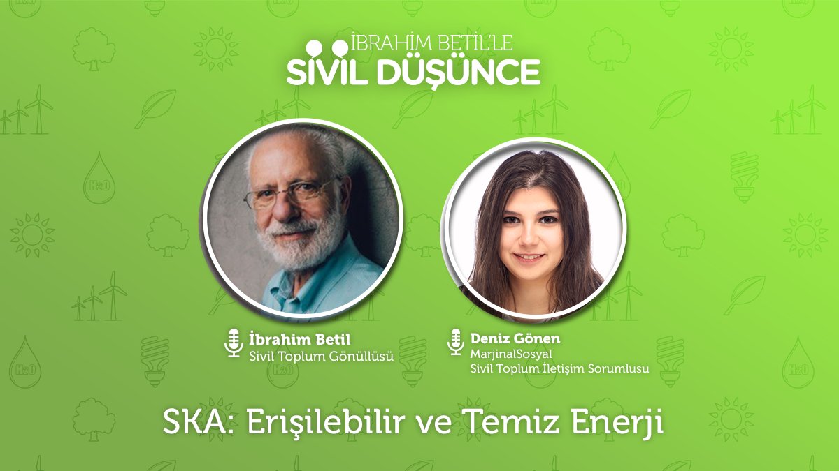 nefaydacom's tweet photo. 22 Haziran Dünya Yenilenebilir Enerji Günü! ☀️

@ibrahimbetil'le Sivil Düşünce'nin "Erişilebilir ve Temiz Enerji" bölümünde Türkiye’deki temiz enerji potansiyelini ve kurumların yapabileceklerini konuşuyoruz.

🎧 Spotify
https://t.co/zFxmoo6rsl

🎧 YouTube
https://t.co/EpmctVyWSw https://t.co/kTSQkj0QGq