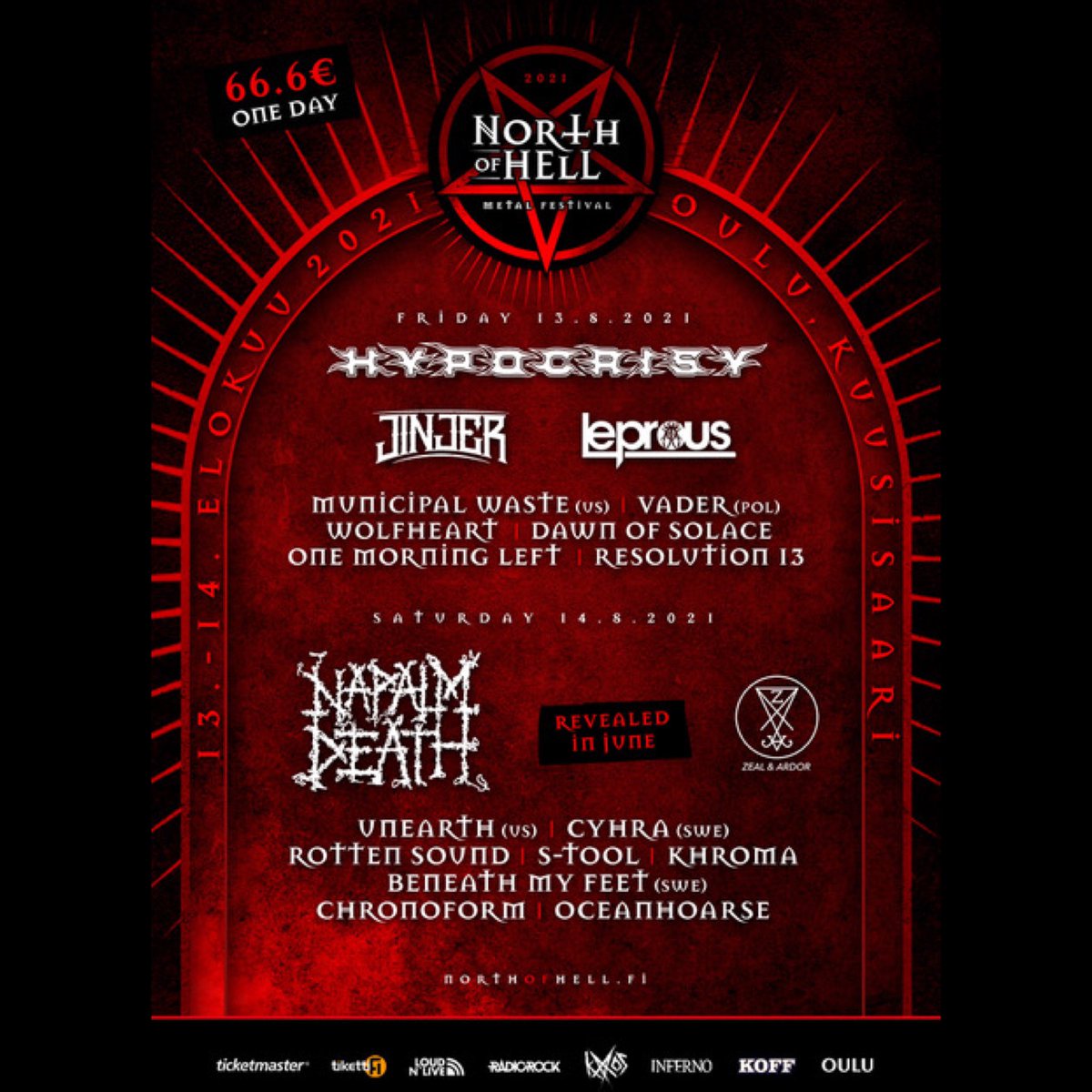 jinjerofficial's tweet photo. Finland - see you at NORTH OF HELL METAL FESTIVAL 2021! (Yes - THIS summer 🤘🏽) @NapalmRecords

#jinjer #jinjer4 #wallflowers #vortex #northofhell https://t.co/GN7vX33qts