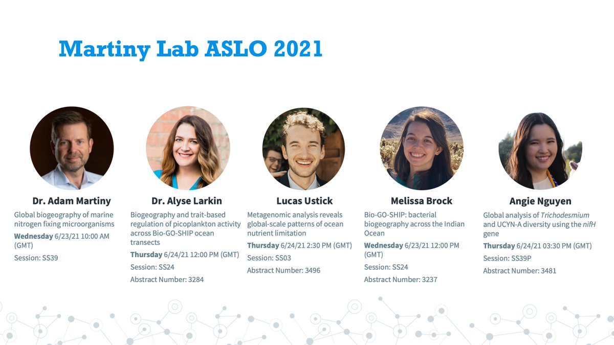 UCI OCEANS (@uci_oceans) on Twitter photo We are excited to start #ASLO21. Check out the great work by <a href="/aalarkin/">Dr. Alyse A Larkin</a> ('omics to measure growth), <a href="/LucasUstick/">Lucas Ustick</a> (nutrient limitation), @brockml76 (Indian Ocean biogeography), Angie Nguyen (Nfix microdiversity), and <a href="/UCI_OCEANS/">UCI OCEANS</a> (Nfx biogeography) We are excited to start #ASLO21. Check out the great work by <a href="/aalarkin/">Dr. Alyse A Larkin</a> ('omics to measure growth), <a href="/LucasUstick/">Lucas Ustick</a> (nutrient limitation), @brockml76 (Indian Ocean biogeography), Angie Nguyen (Nfix microdiversity), and <a href="/UCI_OCEANS/">UCI OCEANS</a> (Nfx biogeography)