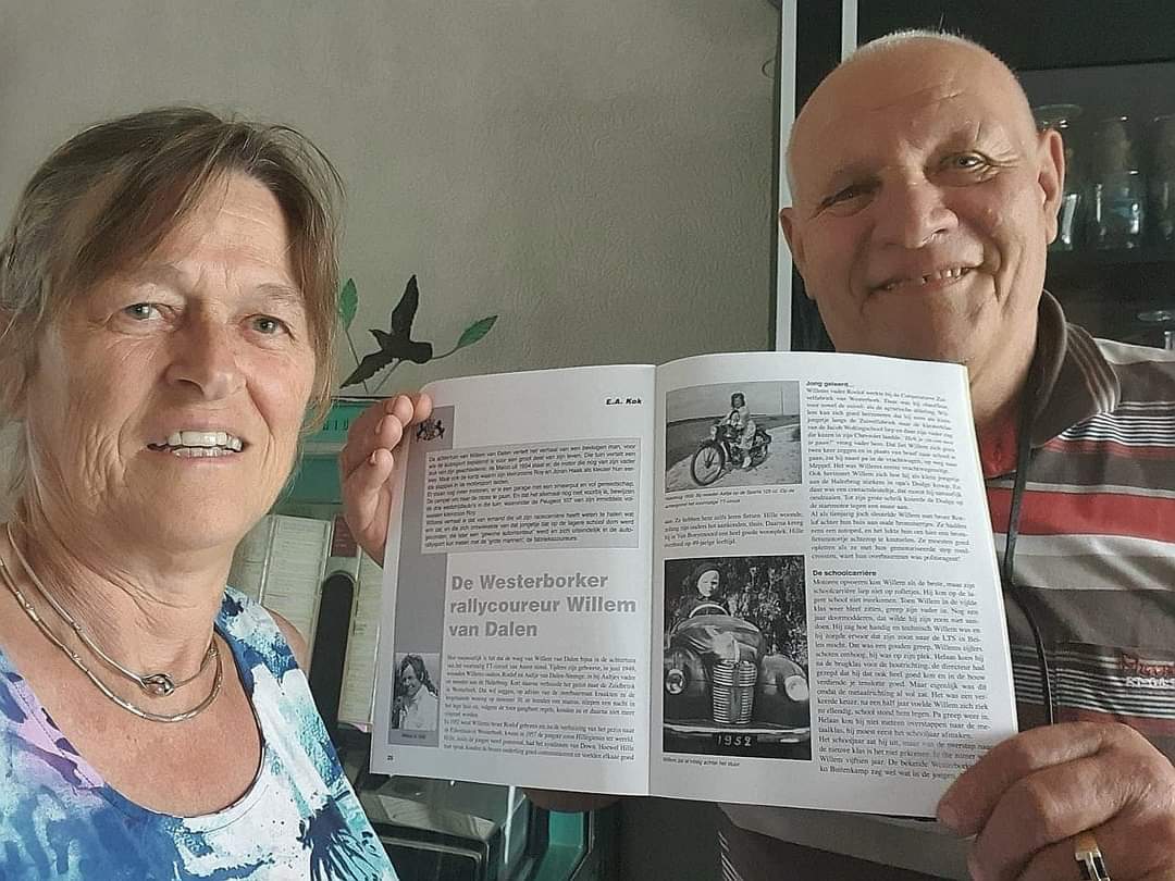 Alpinewillem's tweet photo. STORY WILLEM VAN DALEN 

Een dezer dagen zal de nieuwe fragmenten van de Historisch Verenging Gemeente Westerbork weer bij onze trouwe leden op de deurmat vallen. O,a in dit nummer de story van 9 pagina's tellend over autocoureur Willem van Dalen geschreven door  Annelies Kok. https://t.co/DJvyMtH4tb