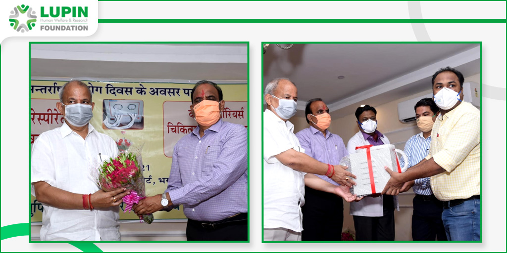 LupinCSR's tweet photo. On #InternationalYogaDay, #LHWRF Bharatpur organized #FelicitationProgram for dedicated #Doctors &amp; #ParamedicalStaff who saved more than 12000 lives through #NeonatalMachine in the presence of Hon. State Minister #Health &amp; Technical #Education Dr. Subhash Garg &amp; other dignitaries https://t.co/Nd2d0VD3Ba