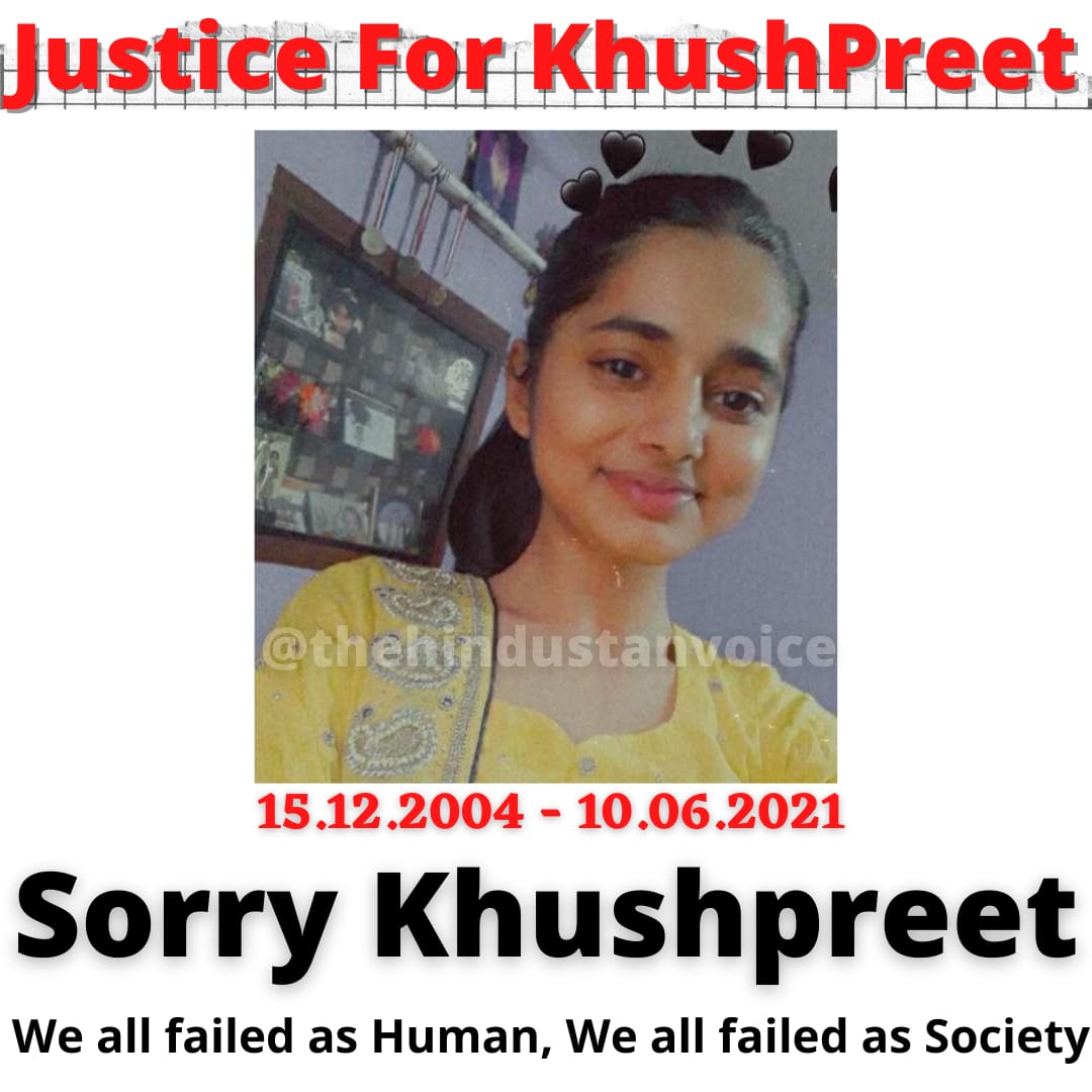 Nessi39288292's tweet photo. #wewantjustice #justiceforKhushpreet  @narendramodi @PMOIndia @AmitShah @AmitShahOffice @akshaykumar @THVtweets @IndiaToday https://t.co/oQBGPMjtdV