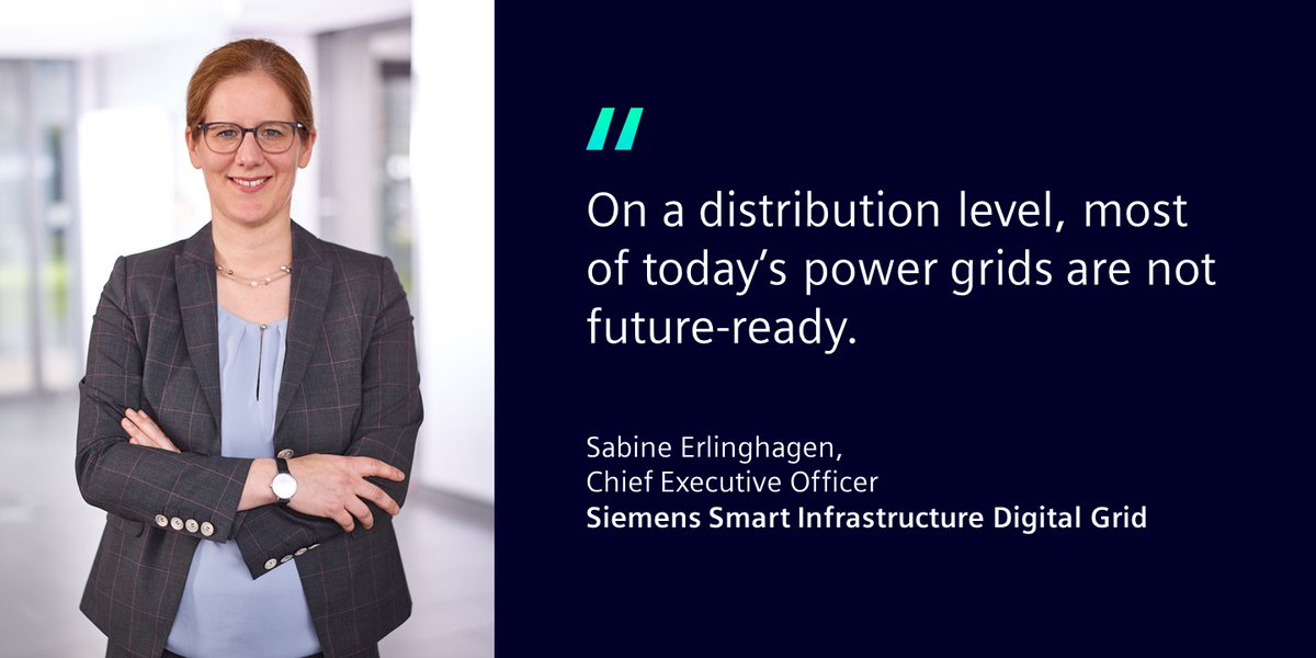 Siemens's tweet image. Are #PowerGrids prepared for the future? Our very own @SabineErlingha1 will discuss this with partners from @edisonintl and @Iberdrola_En at the @Reuters #GlobalTransition Event: sie.ag/3qt7rln