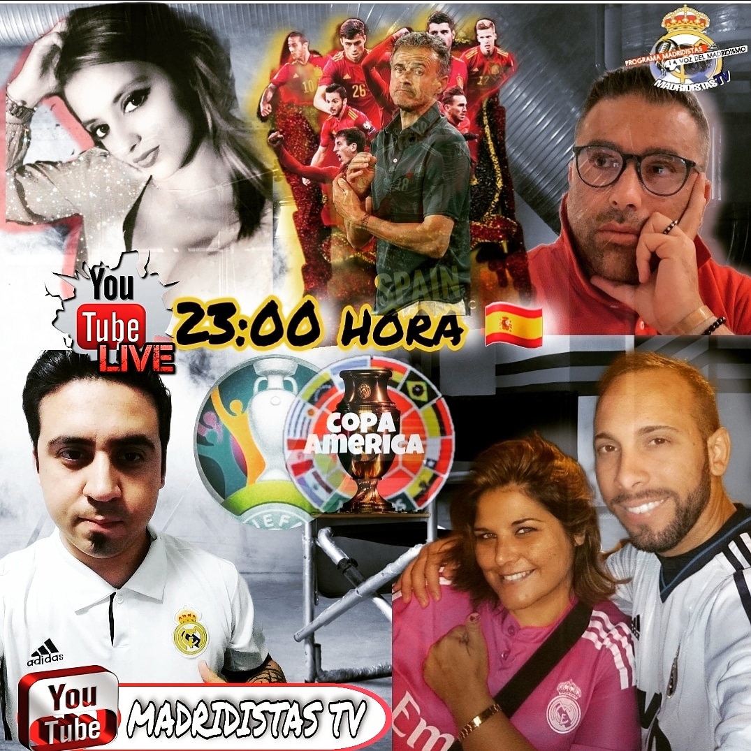 mp_milicsa's tweet photo. 🎥🎙Os esperamos a las 23:00h @_madridistastv
📲Youtube MADRIDISTAS TV hoy con
@mp_milicsa
@lovevirgsana @lorenzomambrini @eduar2stark 
Tocaremos La Actualidad del REAL MADRID, Copa America ,EuroCopa y lo mas polémico... (LUIS ENRIQUE y la Seleccion)   
#copaamérica #Eurocopa2021 https://t.co/jJb4ddVAA4