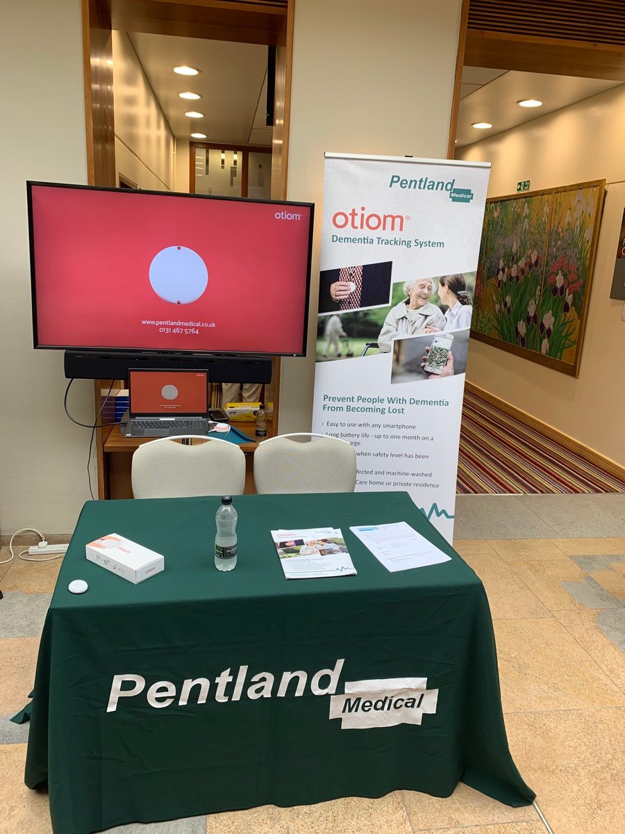 PentMed's tweet photo. Our first live event in quite some time! We are exhibiting at the @Future_Of_Care in London.
Visit our stand to see Otiom - the worlds first IoT based system designed to prevent people with dementia from becoming lost.
#futureofcare #dementiacare #welfaretechnology https://t.co/o9gvbIX86j