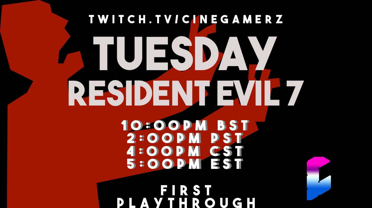 itscinegee's tweet photo. First #twitchstream of the week, #residentevil7. I need you! I’ll have some new commands, and viewer interactions. Bring refleshments 😬 !squadghouls #secretcommand #twitchstreamer #SupportSmallStreamers (I’m 5’7) https://t.co/RZNqpHPdqb
